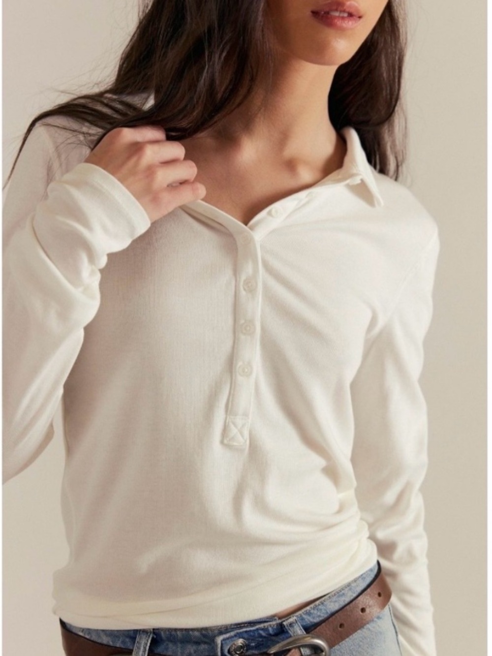 Free People We The Free Tessa Polo NWT M